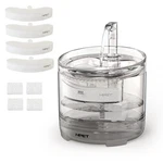 Npet Cat Water Fountain WF050TP 1.5L 4 FILTERS+WF050(WITHOUT Adapter). Fixed Price $30.29.