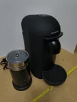 Nespresso Vertuoplus GCB2 Coffee Maker Matte Black W/ Milk Frother - Used Works. Fixed Price $50.00.