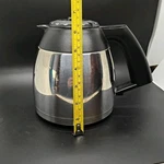 10-CUP Replacement Stainless Steel Coffee Carafe Pot Black Handle Universal Fit. Fixed Price $9.99.