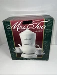 Mrs Tea By Coffee HTM1 Hot Maker 6 Cup -30OZ Ceramic Pot White Vintage. Fixed Price $99.99.