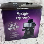 Mr Coffee 4 Shot Steam Espresso Cappuccino Latte Maker Glass Carafe Black. Fixed Price $33.99.