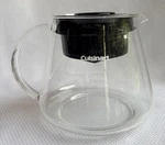 Cuisinart Dcb 10, 7 - Cup Glass Coffee Carafe Clear Black Handle With Lid.. Fixed Price $17.00.