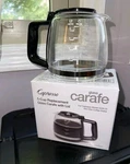 Capresso 5 Cup Glass Replacement Carafe With Lid 4426.01 Brand New Free Ship. Fixed Price $20.99.