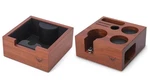 Combo Premium Rosewood Espresso Tamping Station + Knock Box Set, Non-slip, 58MM. Fixed Price $103.49.