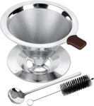 Pour Over Coffee Dripper, Loofore Stainless Steel Filter, Metal Cone. Fixed Price $16.78.