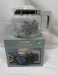 Proctor Silex Yorktowne Floral 2-12 Cup Coffee Pot Carafe New In Box A9815 Usa. Fixed Price $49.95.