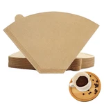 100 Count #4 Cone Coffee Filters 8-12 Cup, Natural Unbleached Disposable. Fixed Price $15.88.