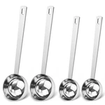 Kbpno 4PS Coffee Scoop, 15 & 30 Ml Stainless Steel Small Large,. Fixed Price $17.84.