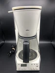 Used Braun 3116 KF-187 Flavor Select 12 Cup Programmable Coffee Maker. Fixed Price $70.00.