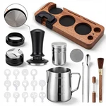 28-PIECE 51MM Espresso Accessories Kit, Machine Tools With Wood Tamp.... Fixed Price $74.52.