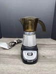 Delonghi Alicia Electric Moka Espresso Coffee Maker EMK-6 Works Great. Fixed Price $49.99.