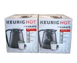2-PACK Keurig 2.0 Plastic Carafe 32OZ Double Walled + Easy Pour Handle Brand New. Fixed Price $23.72.