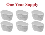 Charcoal Water Filters For Krups Coffeemakers, Set 6 (one Year Supply) F47200. Fixed Price $8.95.