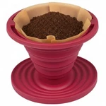 Kuissential Slickdrip Pour Over Coffee Dripper-collapsible, Reusable D, Red. Fixed Price $14.69.
