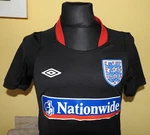 Umbro England Training Black Football Shirt Short Sleeve Kids Size 134 Cm. Fixed Price $6.50.