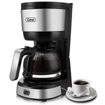 Compact 4-CUP Drip Coffee Maker Glass Carafe Cone Filter Stainless Steel Pot. Fixed Price $47.99.