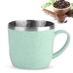 7OZ / 220ML Stainless Steel Coffee Mug Double Wall Insulated Cup Handle Green. Fixed Price $21.36.