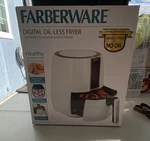 Farberware Ft 43479 3L Air Fryer 1500W White/black Digital 8 Programs. Fixed Price $48.00.