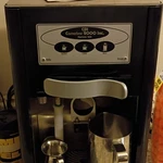 Comobar 2000 Inc. Espresso Machine Black Silver Metal Milk Frother Pitcher. Fixed Price $175.00.