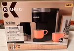 Keurig Slim Single Serve Coffee Maker Multistream Technology Black (used). Fixed Price $32.39.