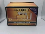 Vintage Mr. Coffee Replacement 10-CUP Decanter Pot White TD10 Glass-new Box. Fixed Price $15.99.