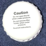 Krups Espresso Primo 972A Replacement Part Broiler Container Cap. Fixed Price $13.00.