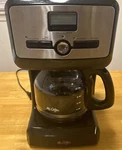 Mr. Coffee 12 Cup Programmable Maker Black Stainless Steel BVMC-PJX23. Fixed Price $19.00.