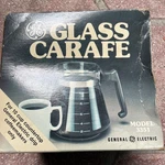 General Electric Model 3351 Replacement Glass Coffee Carafe 10-CUP New In Box. Fixed Price $17.97.