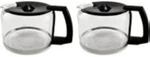 Krups F0344210F-2PK Pro Aroma Cup Glass Carafe, Black Handle, Pack. Fixed Price $59.99.