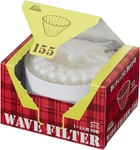 Karita KWF-155#22211 Coffee Filters, Wave Series, White, For 1-2 People, 50 Coun. Fixed Price $14.85.