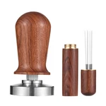 Set Coffee Tamper 51MM Espresso Stirrer Calibrated Spring Loaded Base. Fixed Price $33.23.