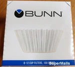Bunn 8-12 Cup Premium Paper Coffee Filters Free Ship. Fixed Price $8.95.