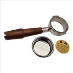 Knodos 58MM Bottomless Portafilter E61 Espresso Walnut Handle Naked Open Box. Fixed Price $26.95.