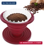 Larrel Pour Over Coffee Maker Portable Foldable Reusable. Fixed Price $9.59.