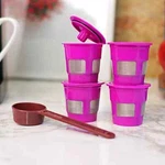 Perfect Pod 4-PK Cup Filter Refillable Capsule For Keurig Scoop Not Included. Fixed Price $15.99.