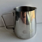 Delonghi Stainless Steel Milk Frothing Jug 12 Oz Espresso Cup W/ Handle & Spout. Fixed Price $18.99.