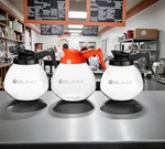 Bunn 3-PACK 64OZ Commercial Coffee Pot/carafe/decanter 2 Black, 1 Orange. Fixed Price $50.00.