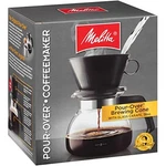 Melitta Pour-over Coffee Brewer W/ Glass Carafe, Holds 6 Oz Cups, Black. Fixed Price $28.28.