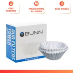 Bunn 8-12 Cup Paper Coffee Filters 20106-0000 Flat Bottom, Tall Walls, 1000 Ct. Fixed Price $23.39.