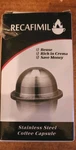 Recafimil Stainless Steel Coffee Capsule Brand New See Pics Box. Fixed Price $19.99.