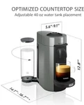 Nespresso Vertuo ENV150GYAE And Coffee Maker By De'longhi Grey Color. Fixed Price $54.00.