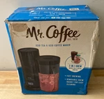 Mr. Coffee TM1-BLK Black 2 Quart Iced Tea & Maker (new Open Box). Fixed Price $70.00.