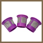 3 Keurig 2.0/1.0 Reusable Refillable Single Coffee Replacement Mesh Filter K-cup. Fixed Price $8.98.