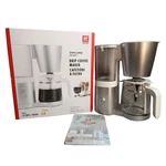 Zwilling Enfinigy Silver Drip Coffee Maker 12 Cups 197 Watts Programmable Timer. Fixed Price $189.00.