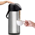 Airpot Coffee Dispenser With Pump 102 Oz Insulated Stainless Steel Carafe. Fixed Price $51.25.