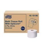 Tork Opticore Toilet Paper 36 Rolls, 2-PLY White. Fixed Price $119.82.