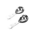 Arkloid 2PCS Stainless Steel Coffee 4.68*2INCH&3.82*1.65INCH, Silver. Fixed Price $14.24.