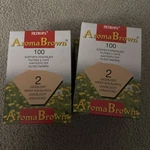 4BOXES Aromabrown Unbleached Disposable Cone Number 2SIZE Brews To 6CUPS. Fixed Price $5.47.