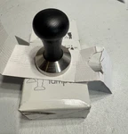 Motta Professional Flat Base Coffee Tamper With Black Handle, 57MM. Fixed Price $34.95.