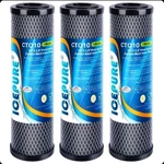 Pureplus 10" X 2.5" Carbon Block Water Filter Micron CTO10 - 3 Pack. Fixed Price $18.74.